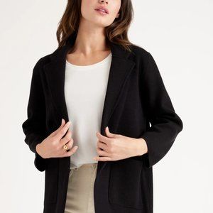 QUINCE** 100% Organic Cotton Knit Blazer